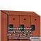 Salsbury Industries 3 Tier Designer Locker, 54"Wx76"Hx24"D, 9 Door, Cherry 18-23364CHE - alternate 8